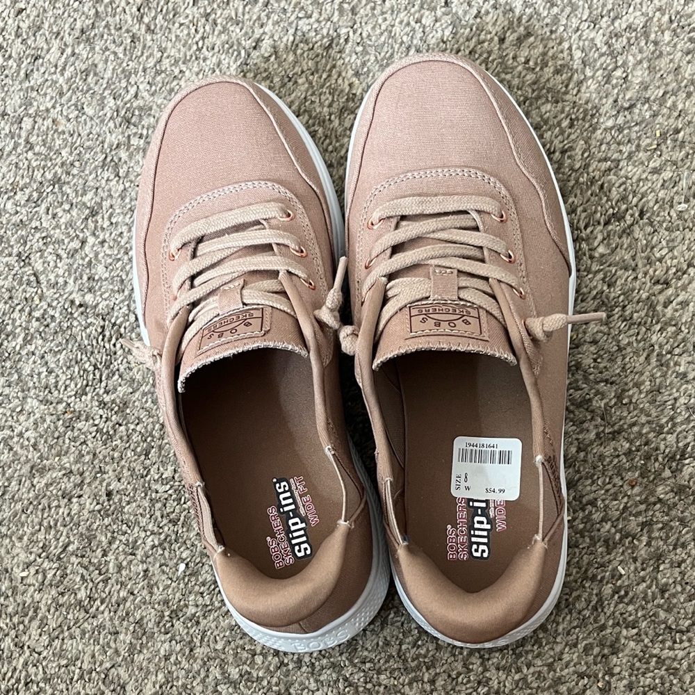 Skechers Women's Dusty Rose Lace-Up Slip-In Sneakers